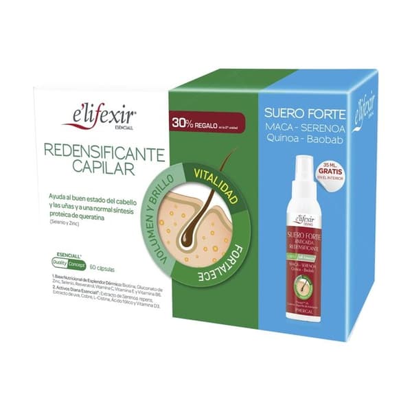 ELIFEXIR - E'lifexir® essentiell redensifierande hår 60 kapslar + 35 ml