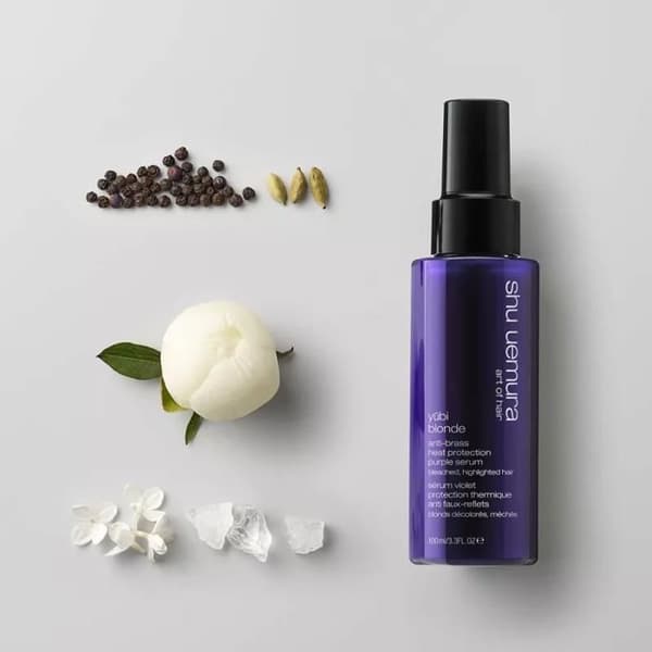 Shu Uemura Yubi Blonde Lila Blow Dry Serum 100ml - termiskt skyddsserum