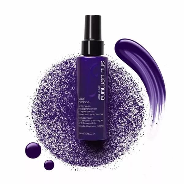 Shu Uemura Yubi Blonde Lila Blow Dry Serum 100ml - termiskt skyddsserum