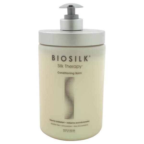 Biosilk Silk Therapy Conditioning Balm för unisex - 25oz balsam
