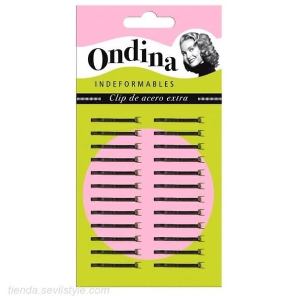 Hårprodukter Set - EUROSTIL - Eurostil - 02879/50 - Box med 24 miniclips 2,5 cm Svart