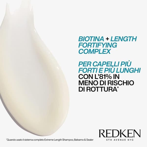 Hårmask - Redken - Extreme Length - 250 Ml - Alla hårtyper - Kvinna