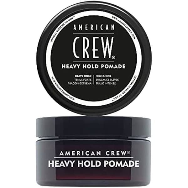 Cera - AMERICAN CREW - Heavy Hold Pomade - 85ml - Hög Glans - Normalt Hår