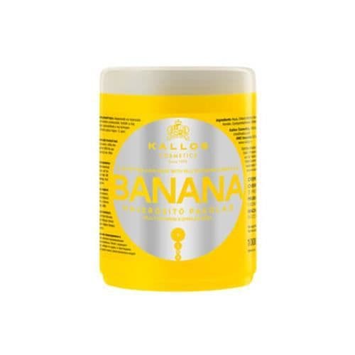 Kallos Banan, Kvinnor, Torrt hår, 1000 ml, Vitamin A, B1, B2, B3, B5, B6, C, E , Olivolja, Bananextrakt