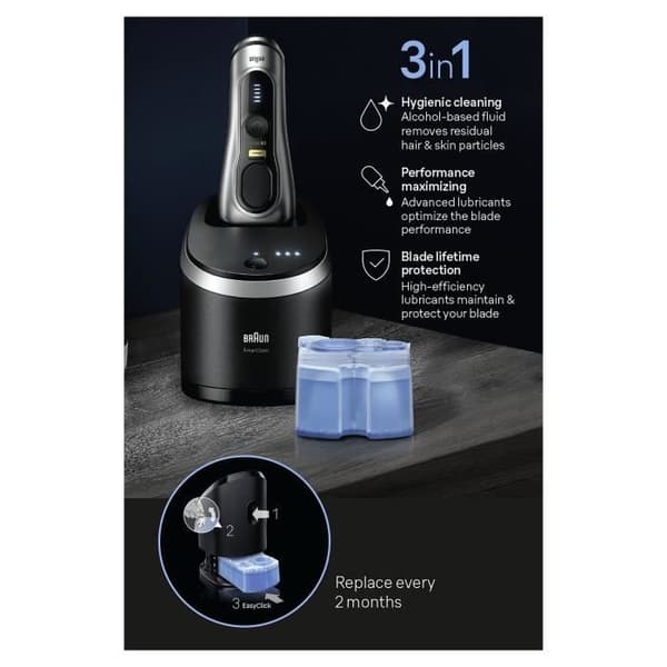 Rengöringspatron - BRAUN - CCR2 - 2-pack - Hygienisk rengöring - Citrondoft