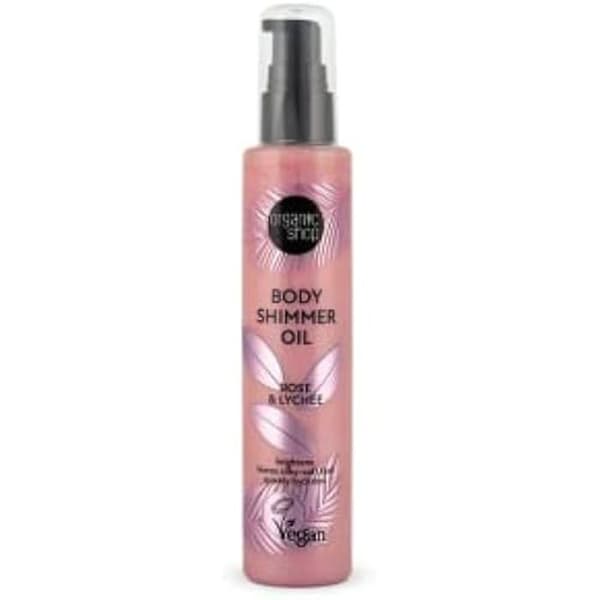 Kroppsolja - ORGANIC SHOP - Ros och Litchi - 100 ml - Blandet - Vuxen