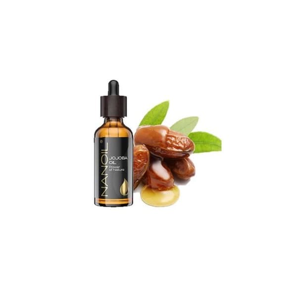 Nanoil Jojobaolja – naturlig, kallpressad, oraffinerad jojobaolja för ansikts-, kropps- och hårvård