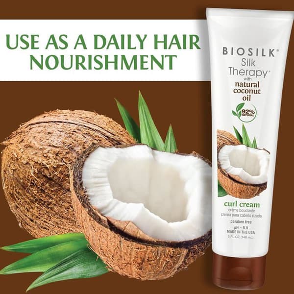 Biosilk Silk Therapy Coconut Oil Curling Cream 148ml