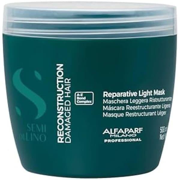 Omstruktureringsmask - ALFAPARF MILANO - Semi di Lino - 500ml - Fint hår - Intensiv reparatör