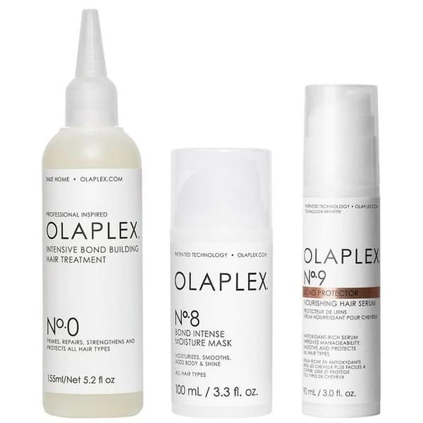 KIT FÖR HÅREGENERERING OLAPLEX NO.9 NO.0 NO.8 VÅRD OCH SKYDD