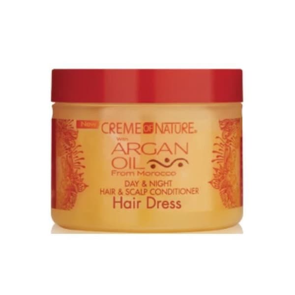 Crème of Nature Argan Oil Dag och Natt Balsam för hår och hårbotten 135g