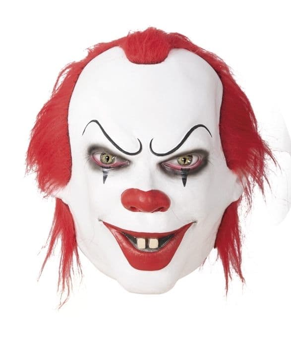 'P'TIT Clown re40763 - Heltäckande latexmask Klagande clown'