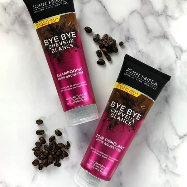 JOHN FRIEDA Bye Bye schampo vitt hår - För brunetter - 250 ml