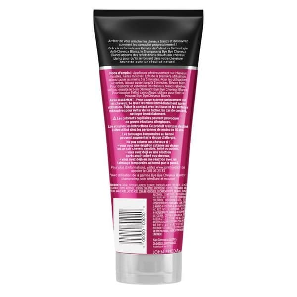 JOHN FRIEDA Bye Bye schampo vitt hår - För brunetter - 250 ml