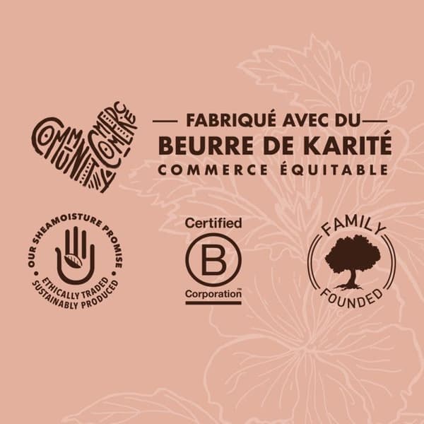 Hårgel - SHEA MOISTURE - KOKOSHIBISKUS - 326 ml - Lockigt hår - Fuktgivande - Naturlig
