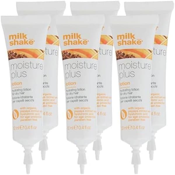 Lotion - Mjölkshake - Fukt Plus - 6 x 12 ml - Torrt hår - Papayaextrakt