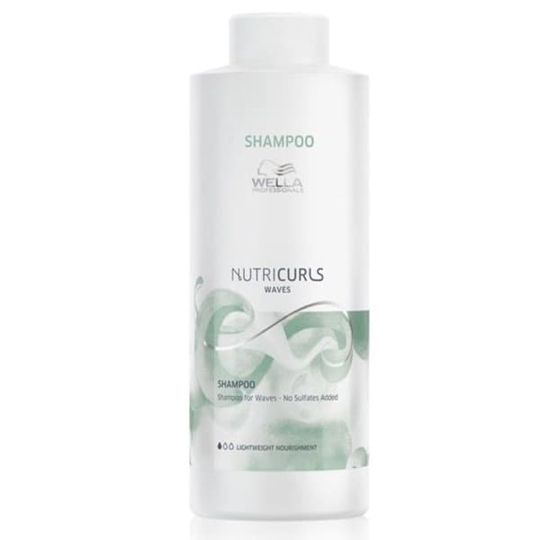 Wella Professionals Nutricurls Waves Schampo - Vågigt hår 1L