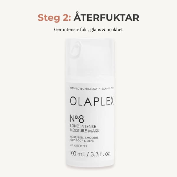 Glow Rehab – Olaplex No.4C & No.8 för djuprengöring, fukt & glans