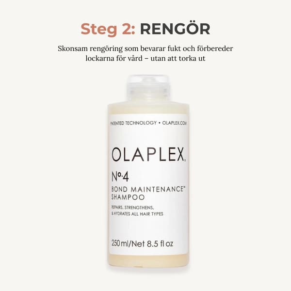 Olaplex No.3, No.4, No.5 & No.6 - Curl Therapy Kit för Lockigt Hår – Sammansatt av Bonnas