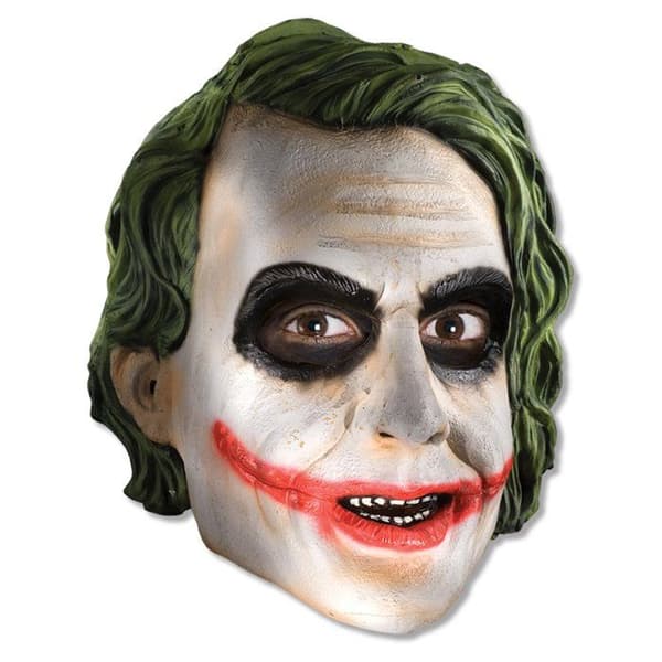 Jokermask 3/4 Batman vuxen