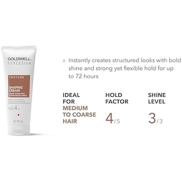 Crème coiffante - GOLDWELL - StyleSign - 75ml - Intenst glans - Flexibel hållfasthet upp till 72h