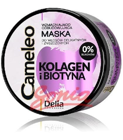 Delia Cameleo Kollagen Cosmetics och Biotin mask Förstärkning-reparativ 200ml