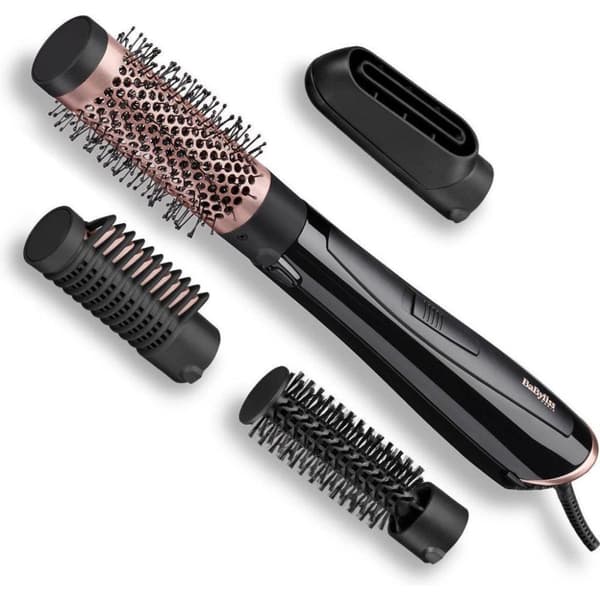 Babyliss AS126E Perfect Finish Fönborste Svart/Rosa Svart