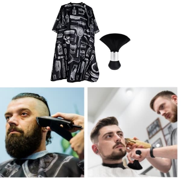 INF Salon frisørkappe, hårklipperkappe, frisørstylingkappe 3