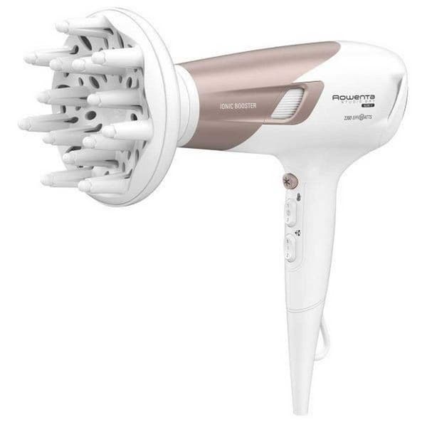 Rowenta Hårtørrer Studio Dry Glow 2100w Hvid,Rosa