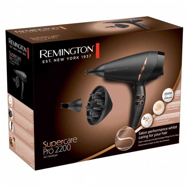 Remington Hårtørrer Ac7200 2200w Søvfarvet