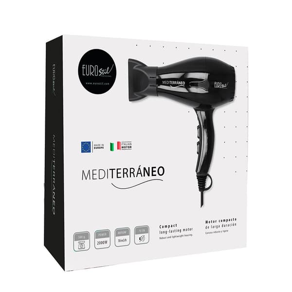 Eurostil Mediterraneo Hårtork  One Size / EU Plug