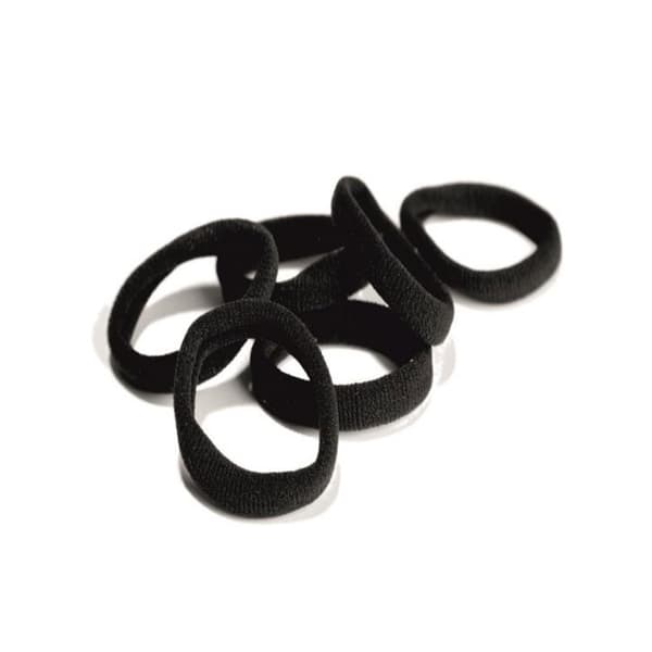 Acrylic rubber bands #black 10 pcs