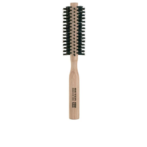 ROUND BRUSH mixed bristles Oak wood handle 40 mm