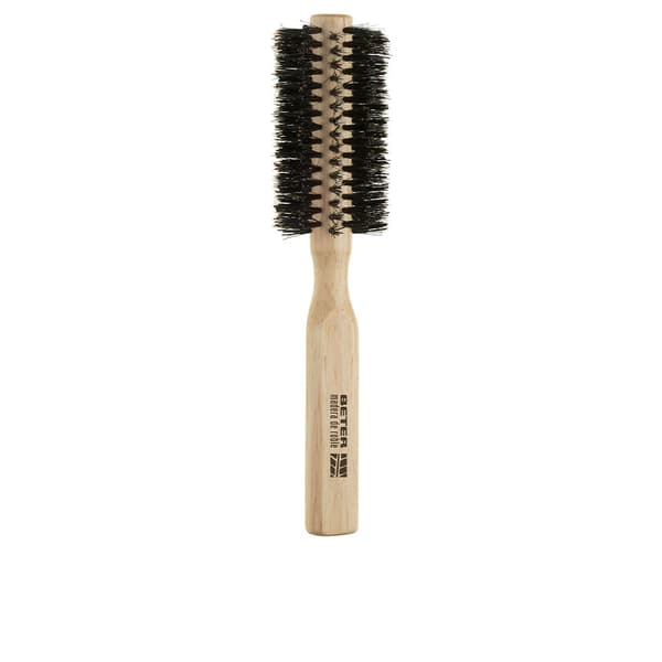 ROUND BRUSH mixed bristles Oak wood handle 45 mm