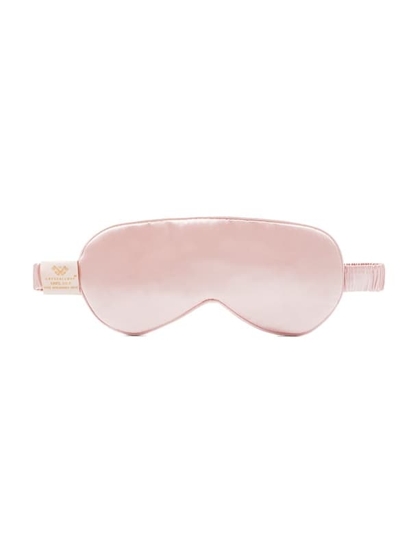 CRYSTALLOVE Silk Eye Mask Rose - Silk ögonmask