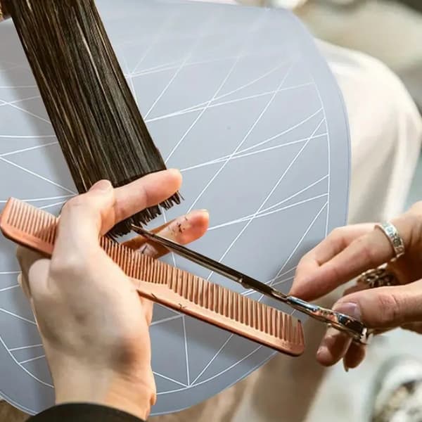 INF Hårklippningscape i silikon, professionell frisörcape för hårfärgning, hårfärgning, hårklippning och styling