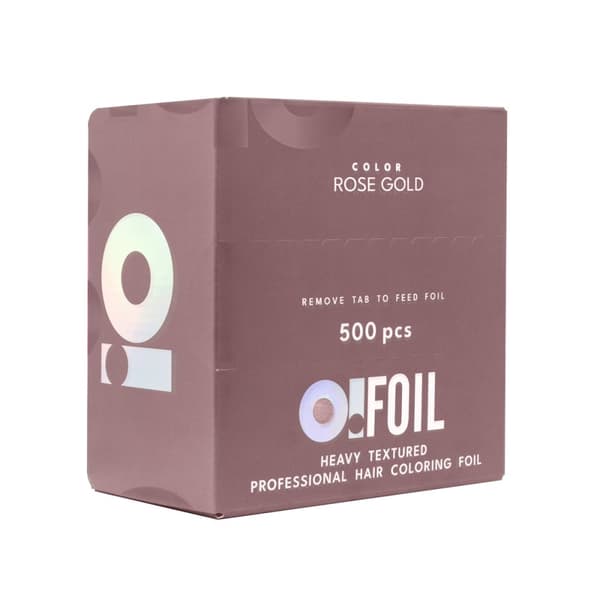 OM! VERKTYG PRÄGGAD FOLIE POP UP-ARK ROSE GULD 500 ST