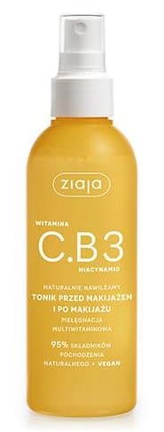 Ziaja Vit.C.B3 Tonic ennen ja jälkeen meikin/suihkeen 190 ml / 4900
