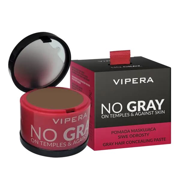 VIPERA Pomade Retuschering grå och rötter NO GREY 01 ljusbrun 7,7 g