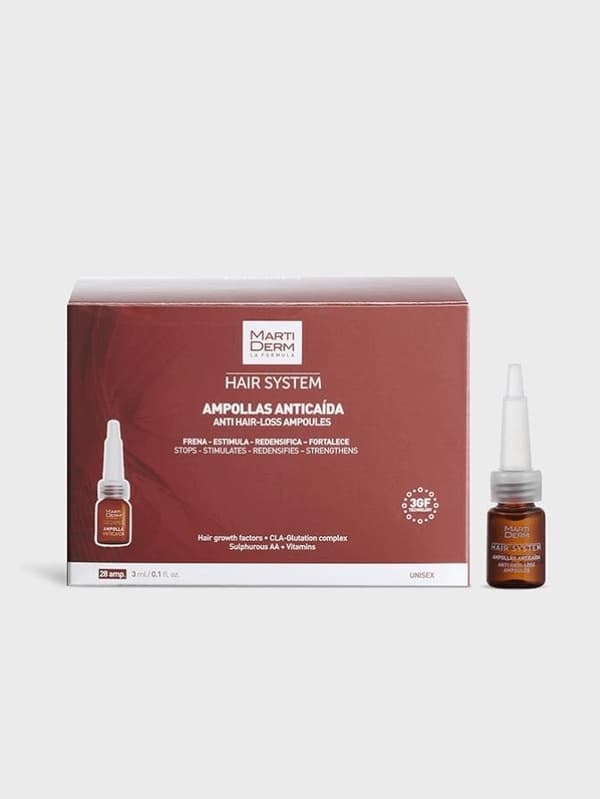 Martiderm Hair System Anti Hair Lose Ampuller ampuller mod hårtab 28 x 3ml