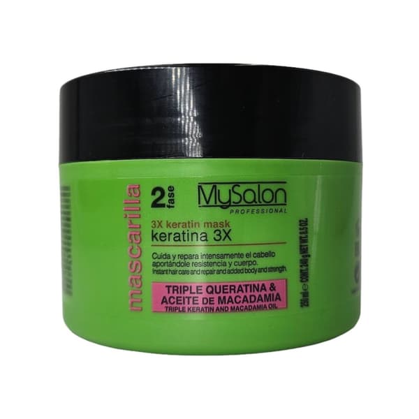MYSALON REGENERATING hiusnaamio kolminkertaisella keratiinilla 250ml