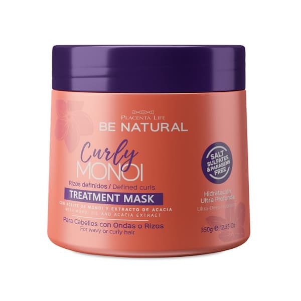 PLACENTA LIFE Maske til krøllet hår CURLY MONOI - 350g