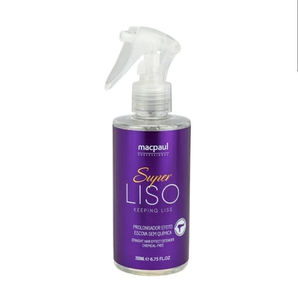 MACPAUL Lämpösuojaava suihke pitkäkestoisella suoristusvaikutuksella SUPER LISO - 200ml