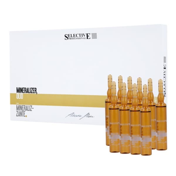 SELECTIVE Ampullit vaurioituneille hiuksille MINERALIZER OLIO - 10 x 12 ml