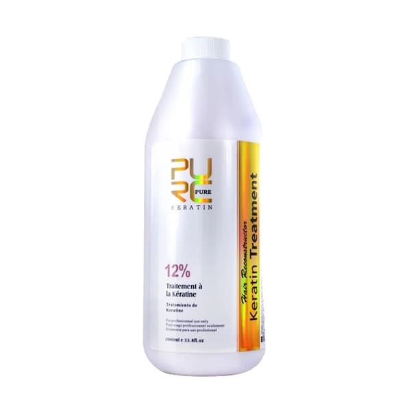 Brasiliansk keratinbehandling, reparerar skadat hår, 1000 ml,12 procent 1000ml