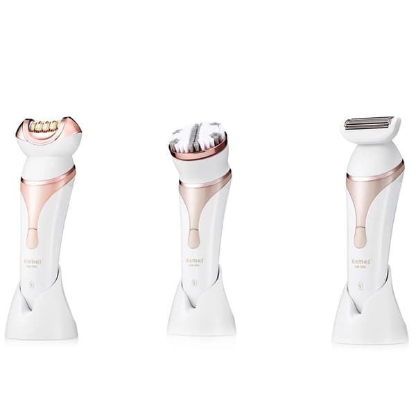 Kemei KM-296 Effektfull 4 i 1 Epilator Rakapparat