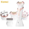 Miniatyrbild 5 av 9: Kemei KM-296 Effektfull 4 i 1 Epilator Rakapparat