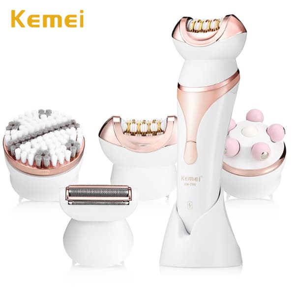 Kemei KM-296 Effektfull 4 i 1 Epilator Rakapparat