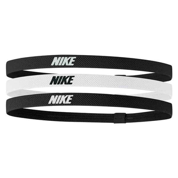 Nike 2.0 Elastiskt pannband (förpackning med 3 st) Black/White One Size