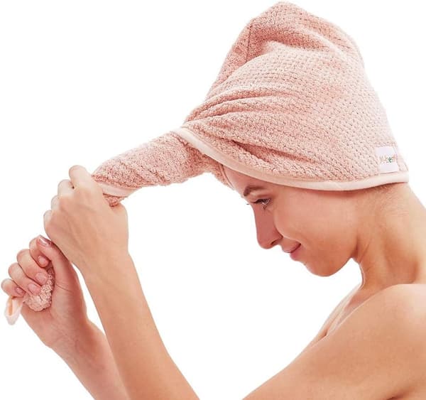 Hårhandduk 4-pack Vit/Rosa MBESTL